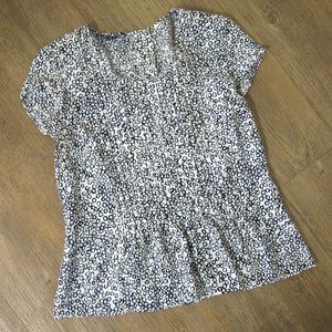 100% Silk Jones New York Blouse Top